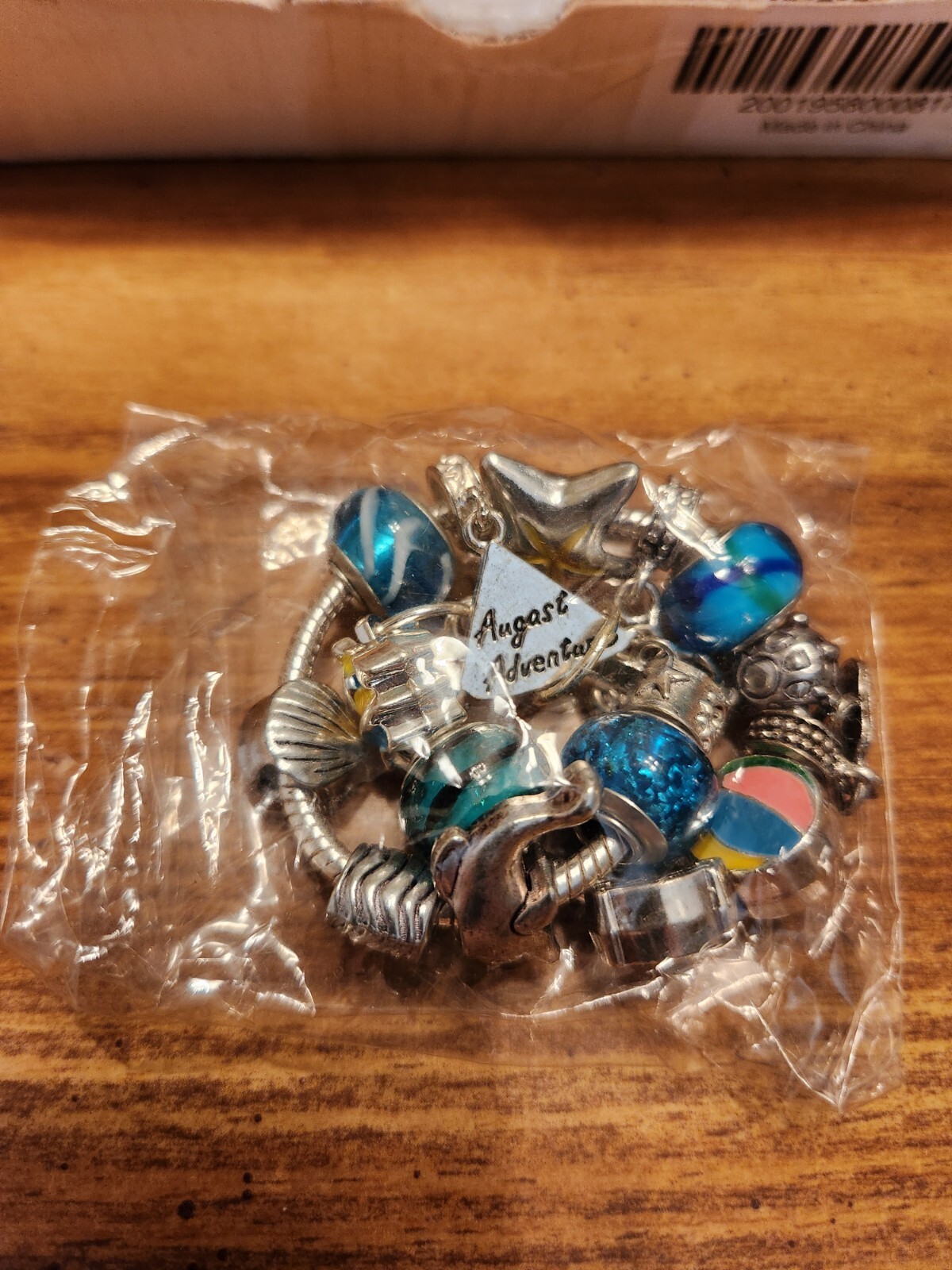 Willabee and Ward, August Monthly Charm Bracelet, New, Factory Sealed Package