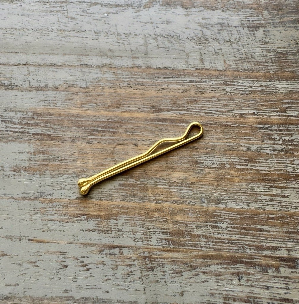 14K Gold Bobby Pin Handmade – Luxury Hair Clip Accessory Jewelry Gift For Her
