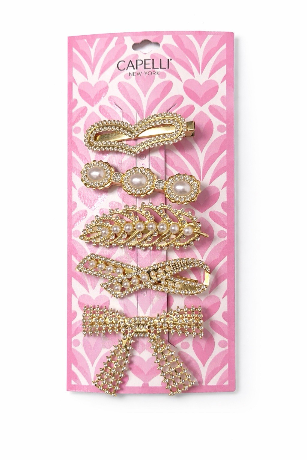 Pearl Hair Clips Gold Rhinestone Barrettes Bridal Hair Accessories Women Wedding