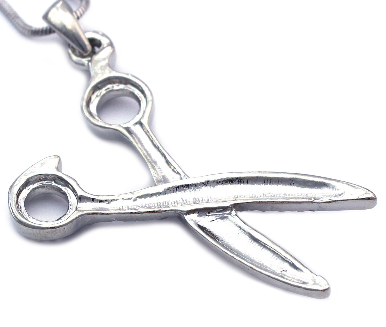 Hairdresser Hair Designer Stylist Scissors Beauty Salon Pendant Necklace n2014