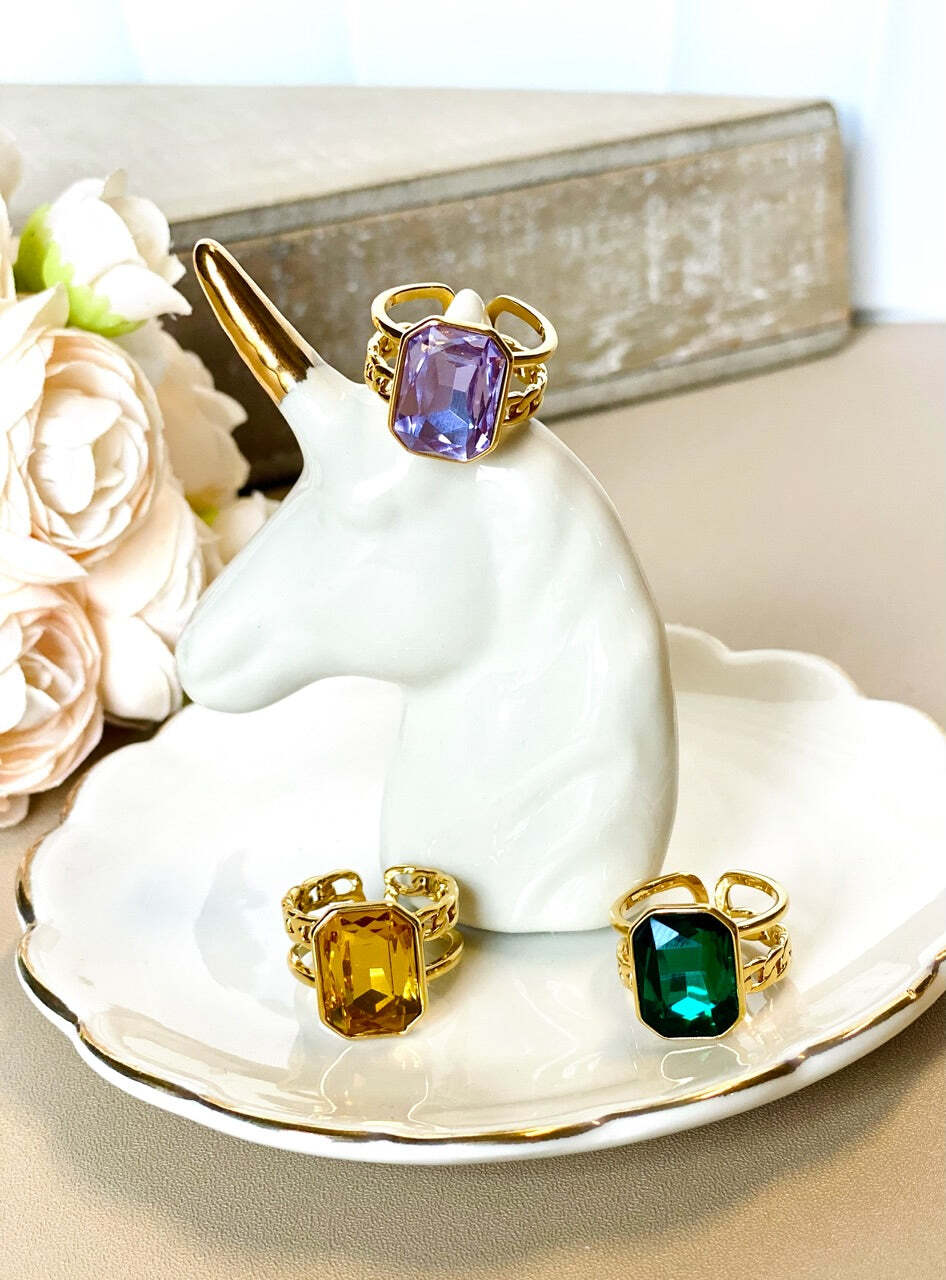 Colorful Gem Ring