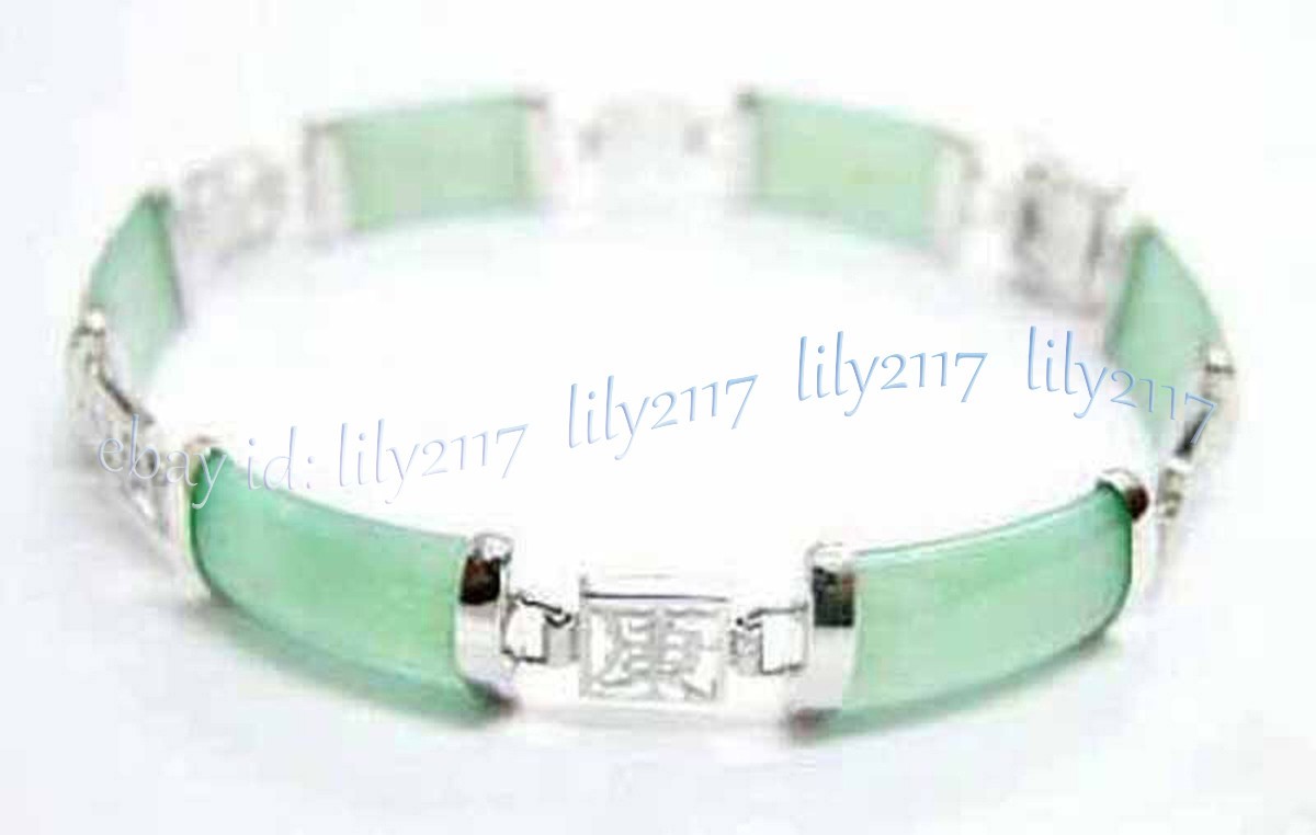 Stunning Natural Jade Bracelet Fortune Women Lucky Bangle Gemstone Jewelry Gifts