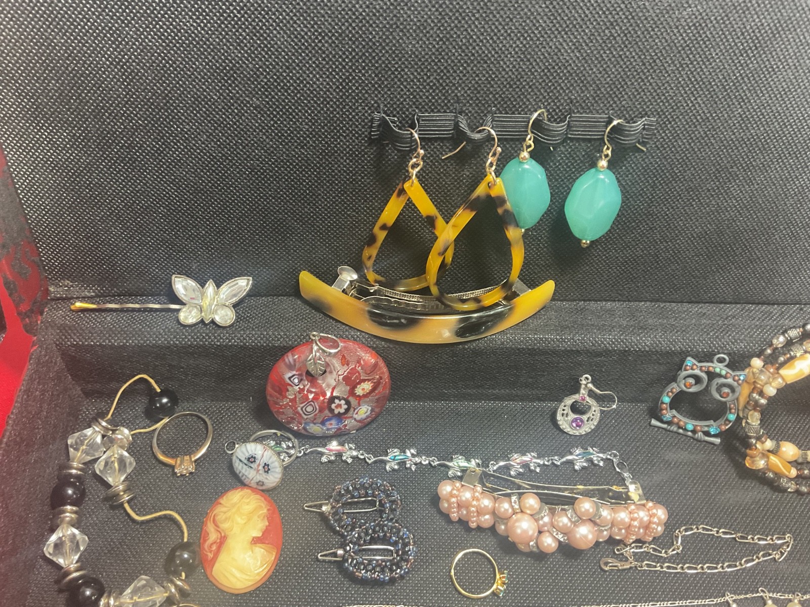 Vintage Costume Jewelry Lot – Necklaces, Bracelets, Earrings, Pendants & More….