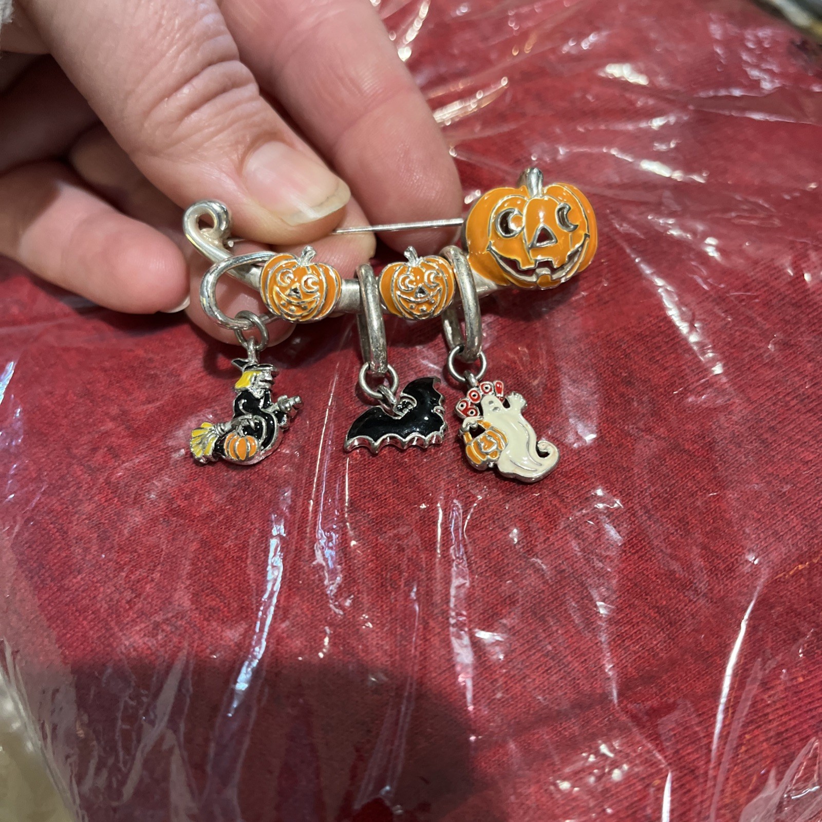 Halloween Pin Brooch(pumpkin,bat,ghost,witch)