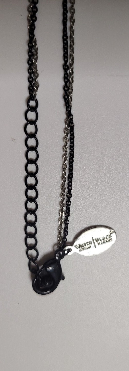 White House Black Market Black & Silver Necklace Ring Bracelet New Jewelry Set