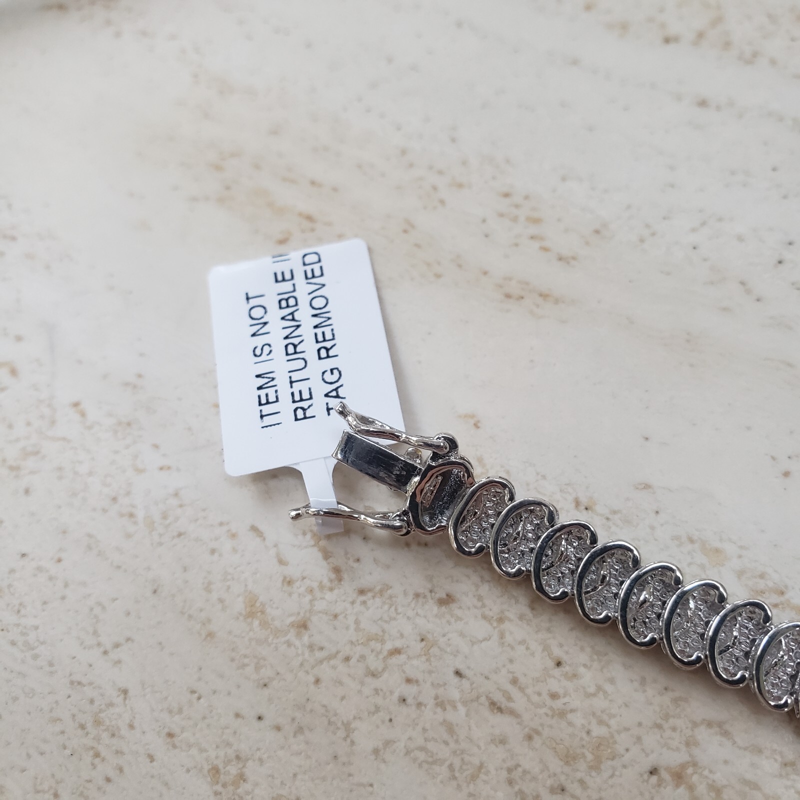 Hypoallergenic Silver Tone, Fancy Anklet/Bracelet, 20cm /8 inches – new/ tagged.