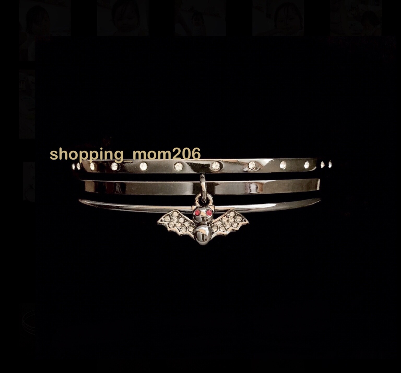 Juicy Couture Limited Edition Bat Bracelet – Set of 3