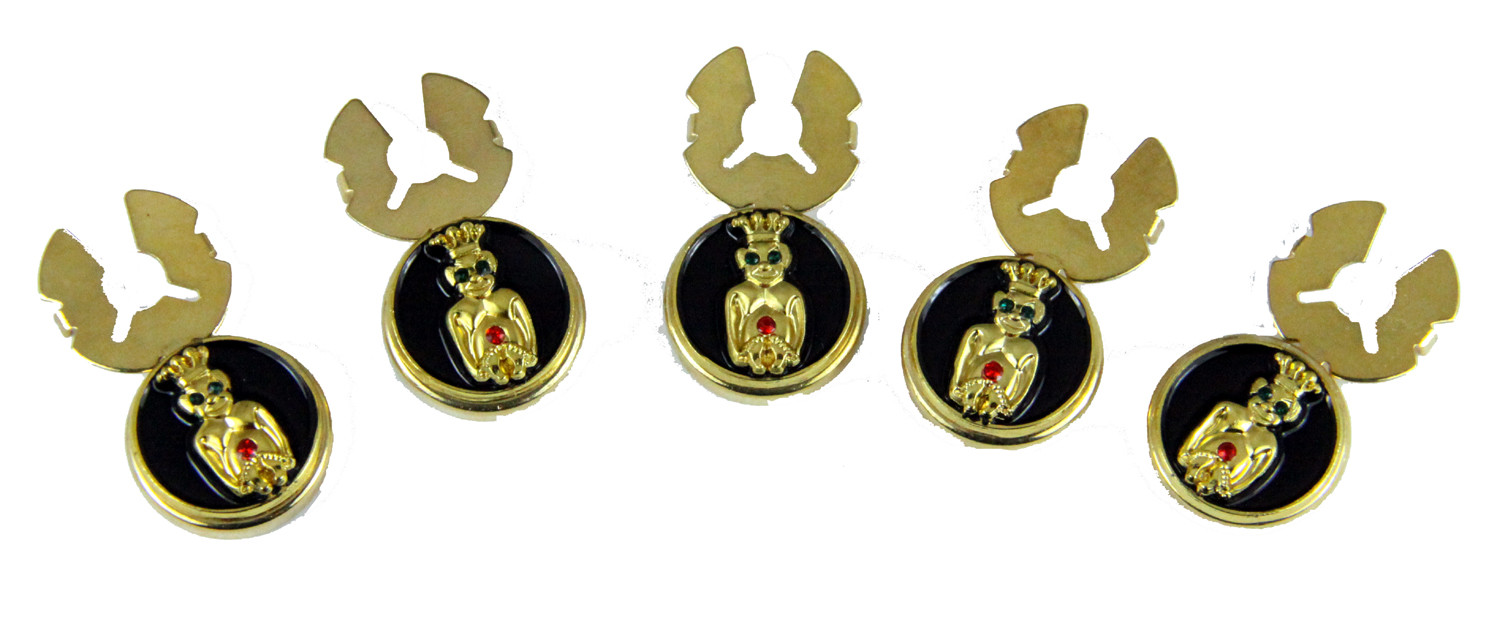 4031856 ROJ Button Covers Purple Royal Order of Jesters Biliken Formal Dress