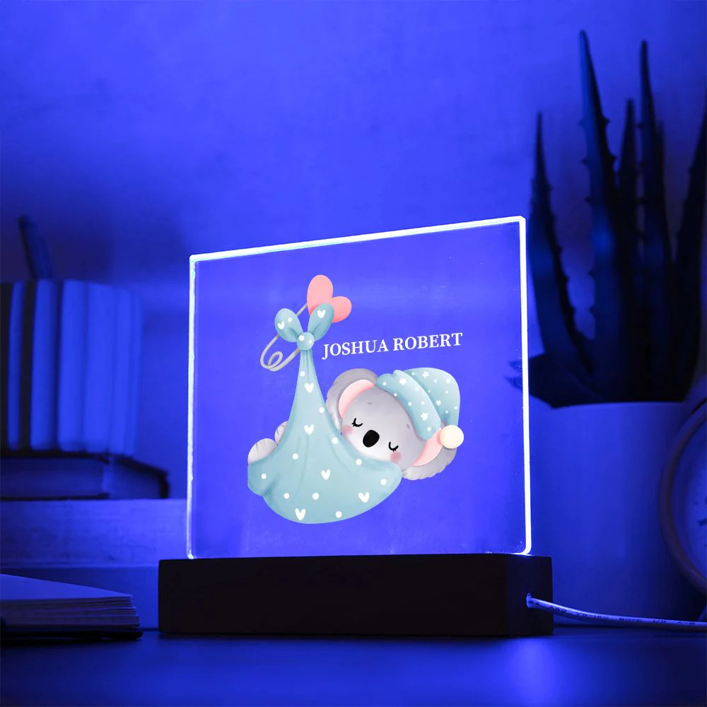 Personalized Koala Night Light for Nursery