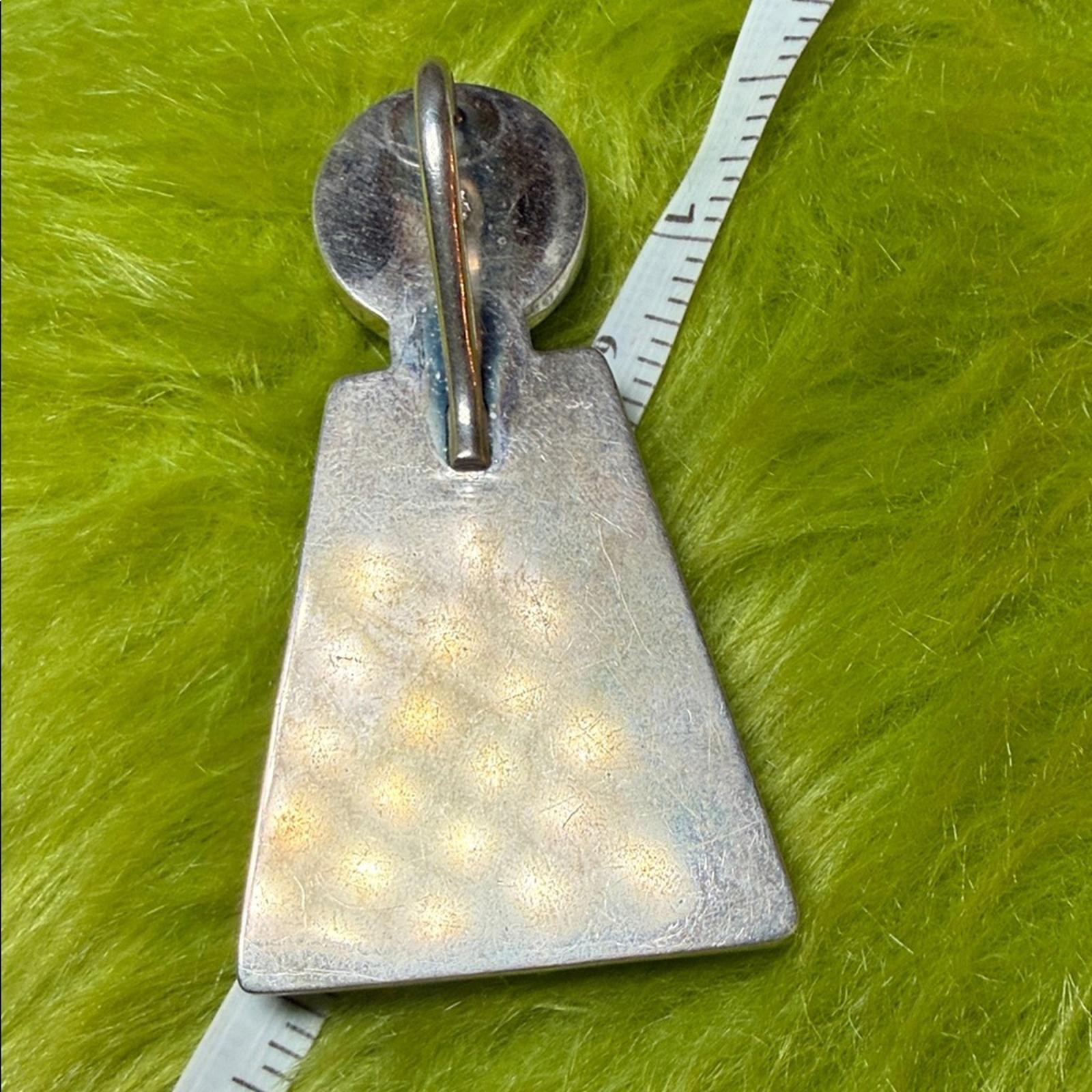 Jay King Chrysocolla Pendant Sterling Silver 925 Mine Finds