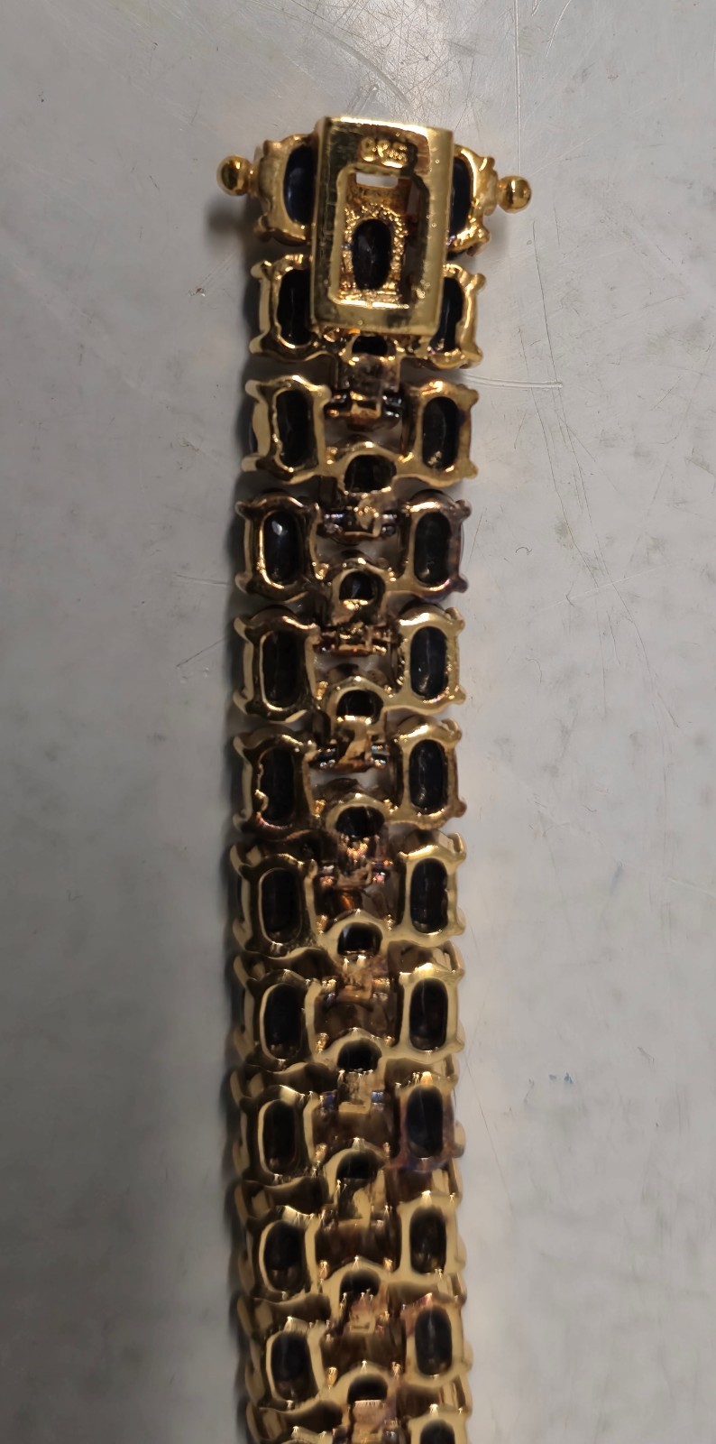 TECHNIBOND SAPPHIRE Blue Bracelet Never Worn
