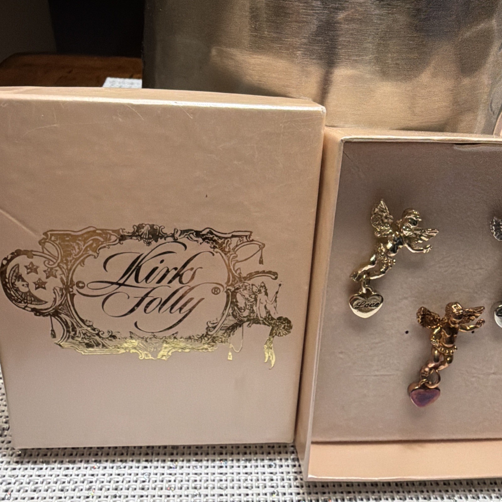Kirks Folly Cherubs Pins NOS