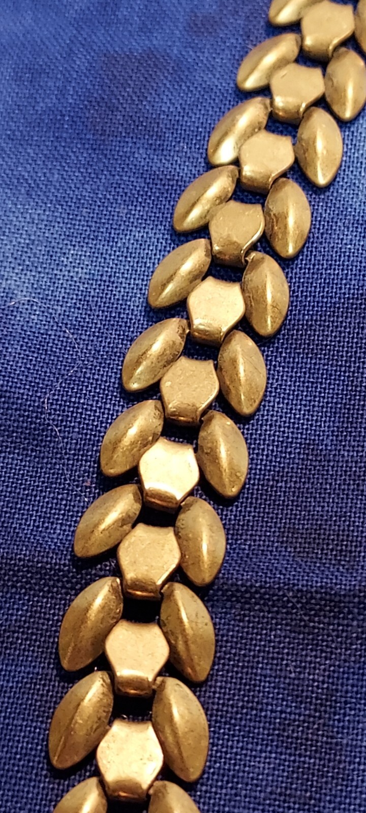 Stella & Dot Bib Collar Necklace Multi Color Crystal Rhinestone goldtone 18″ Vtg