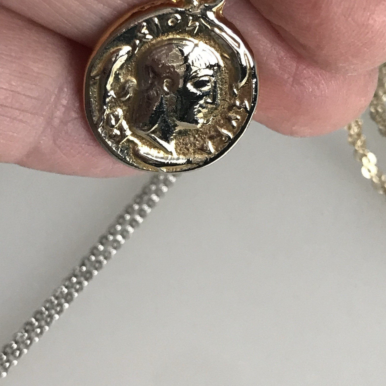 Double Sided Ancient Coin Necklaces-Greek & Roman Inspired Designs – New