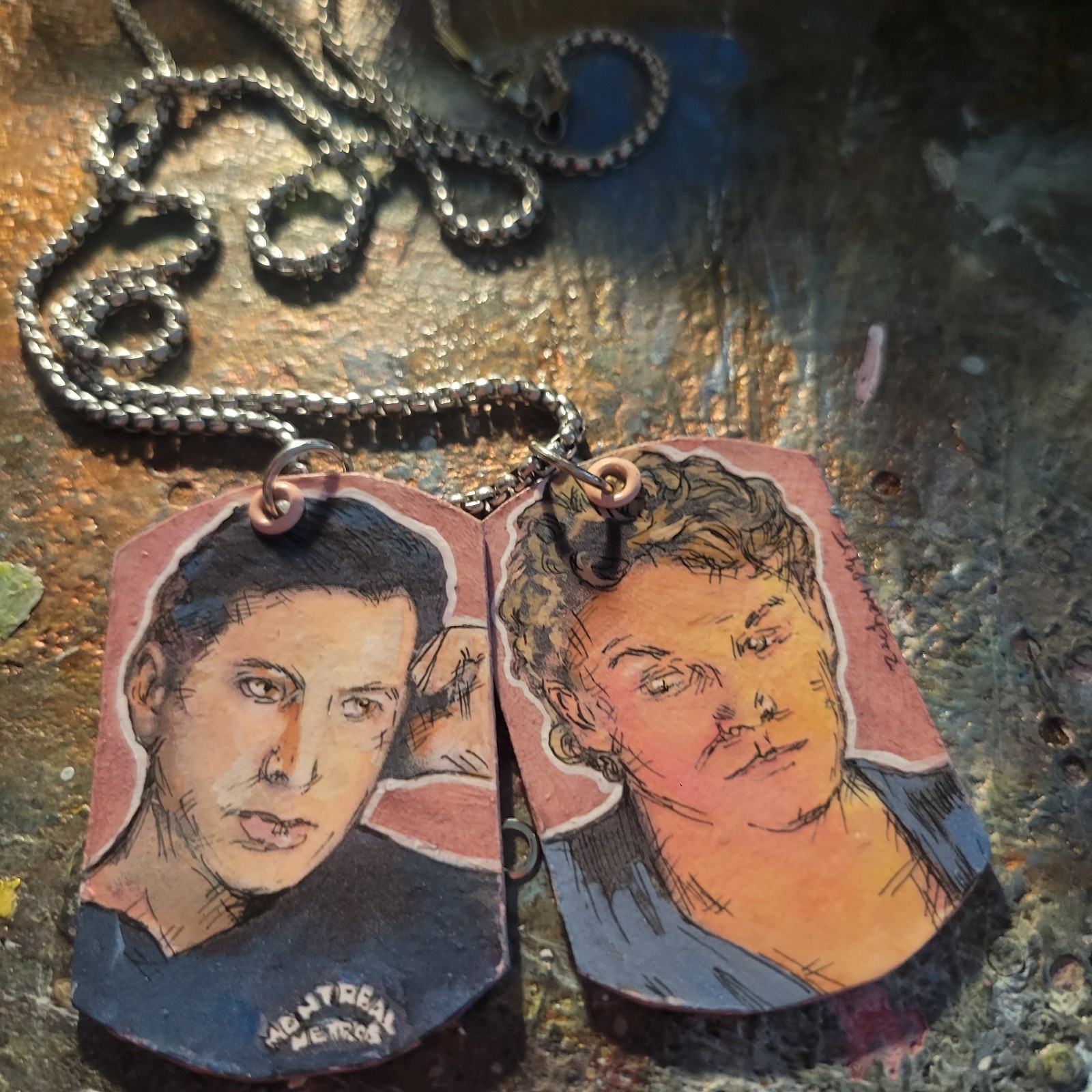Heated Rivalry Salty Moments Ilya Rozanov Shane Hollander Queer Hockey necklace
