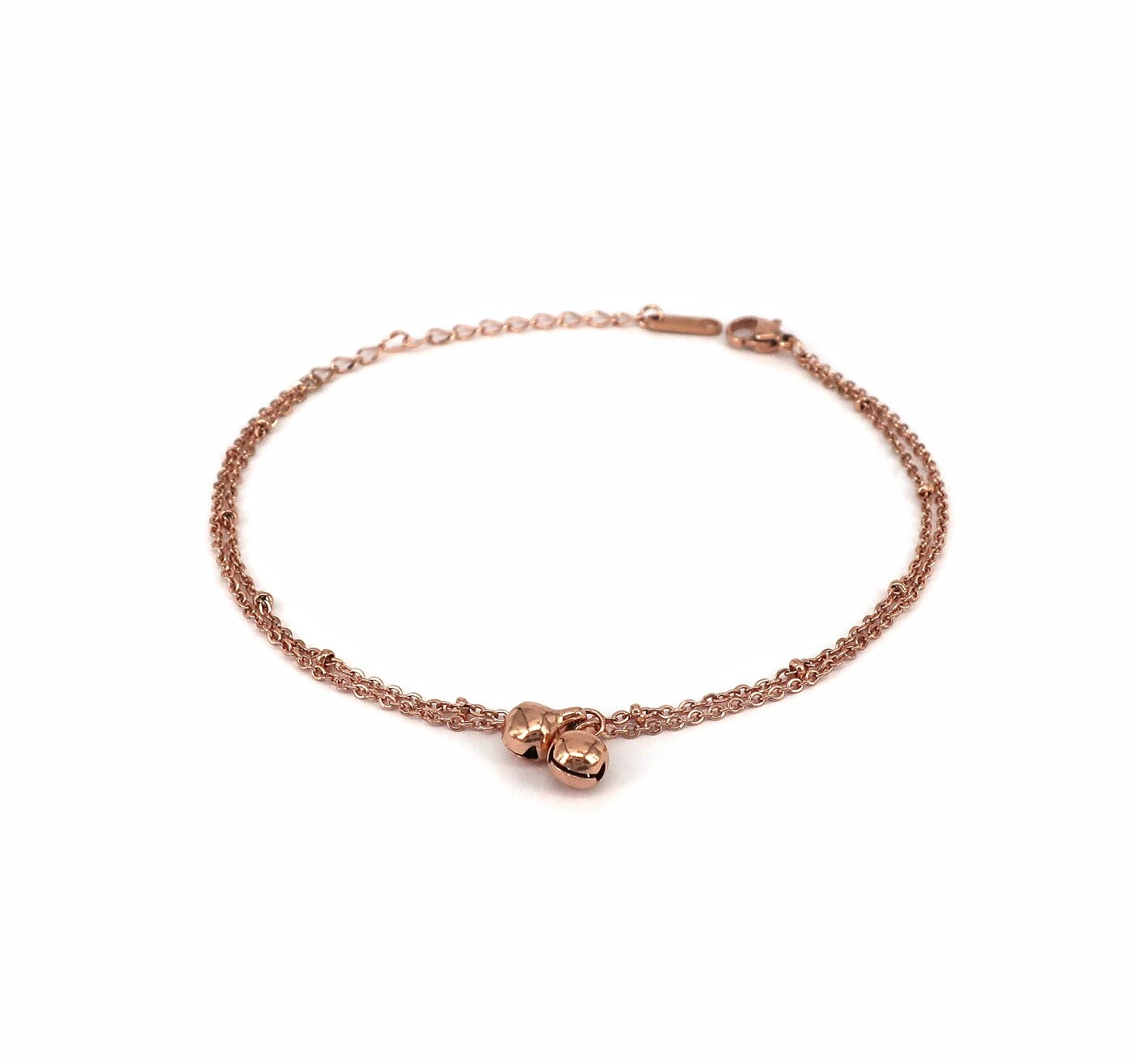 Stainless Steel Rose Gold Anklet Ankle Charm Bracelet #1