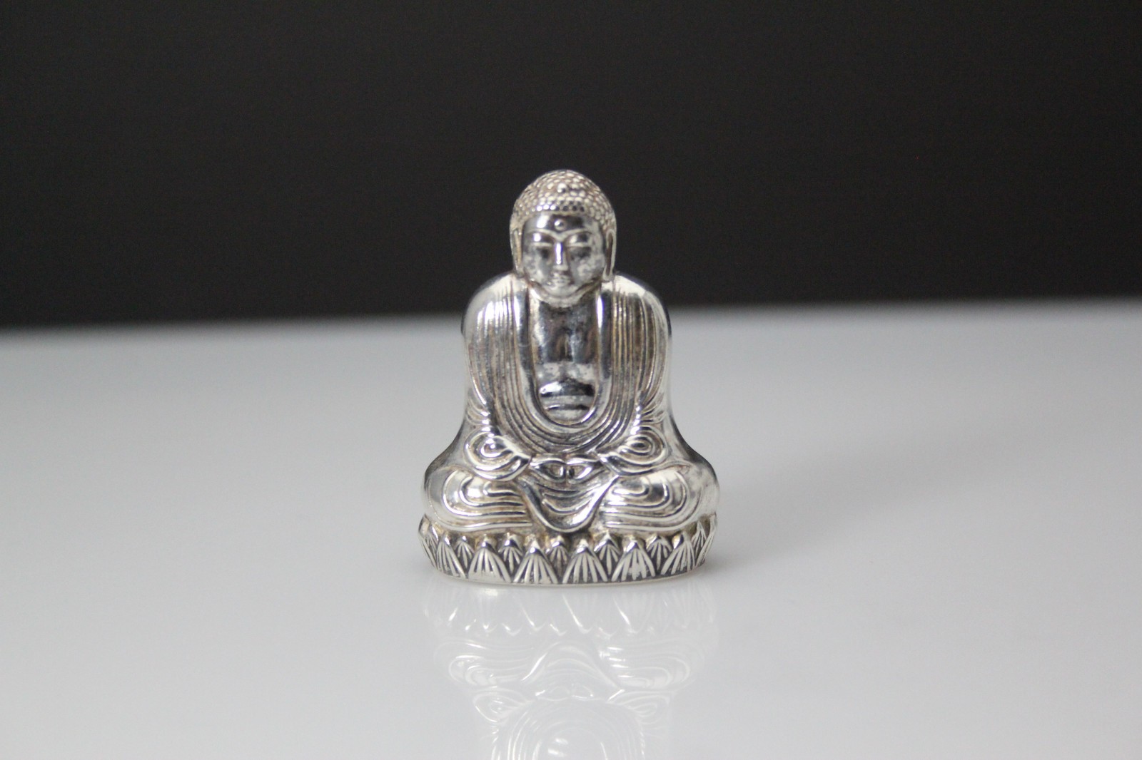 Vintage Sterling Silver 950 Buddha Salt/Pepper Shaker 10.3 Grams (PEN10360)