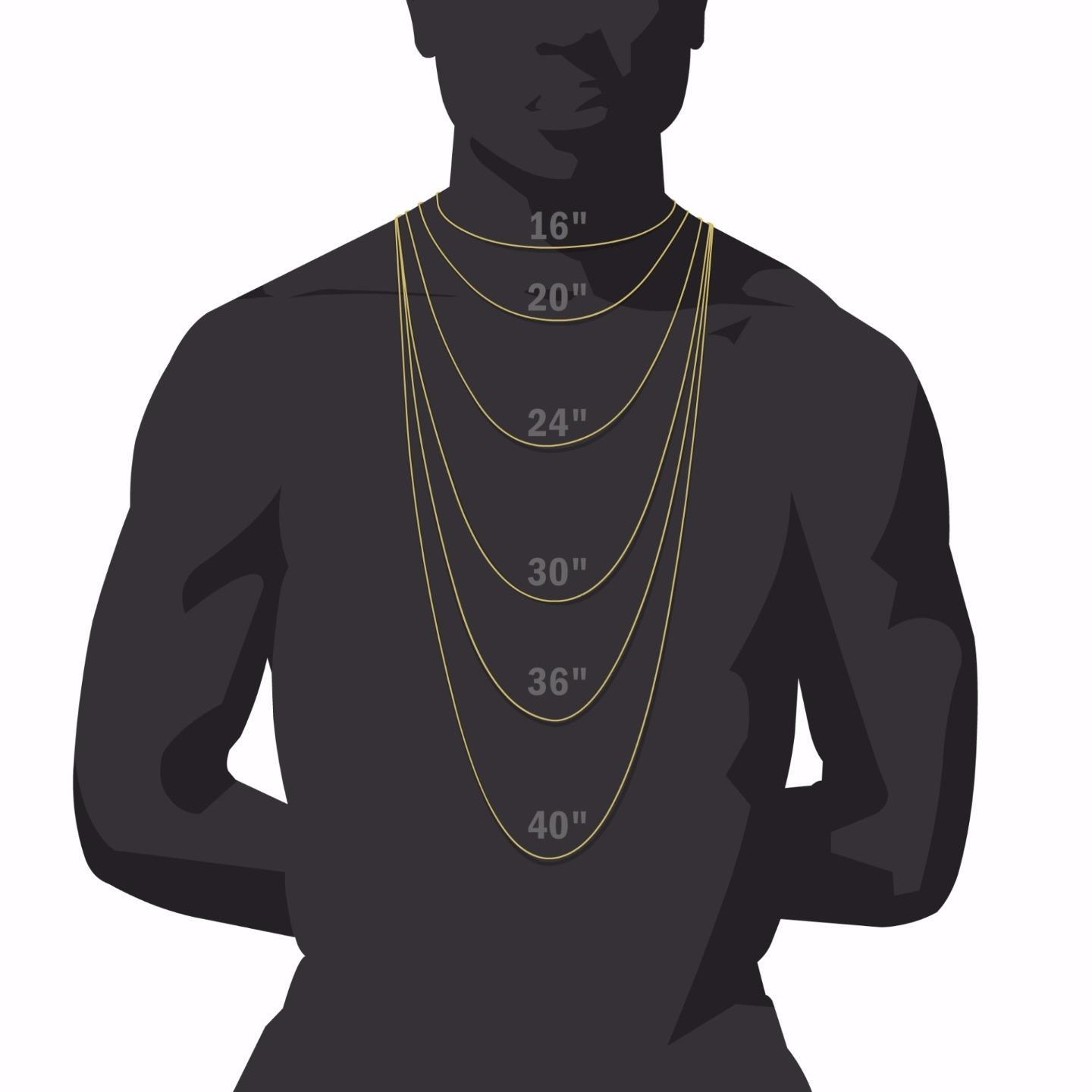 Men Women Rope Chain 14k Gold Plated 16″- 36″ Twist 3mm Necklace Hip Hop