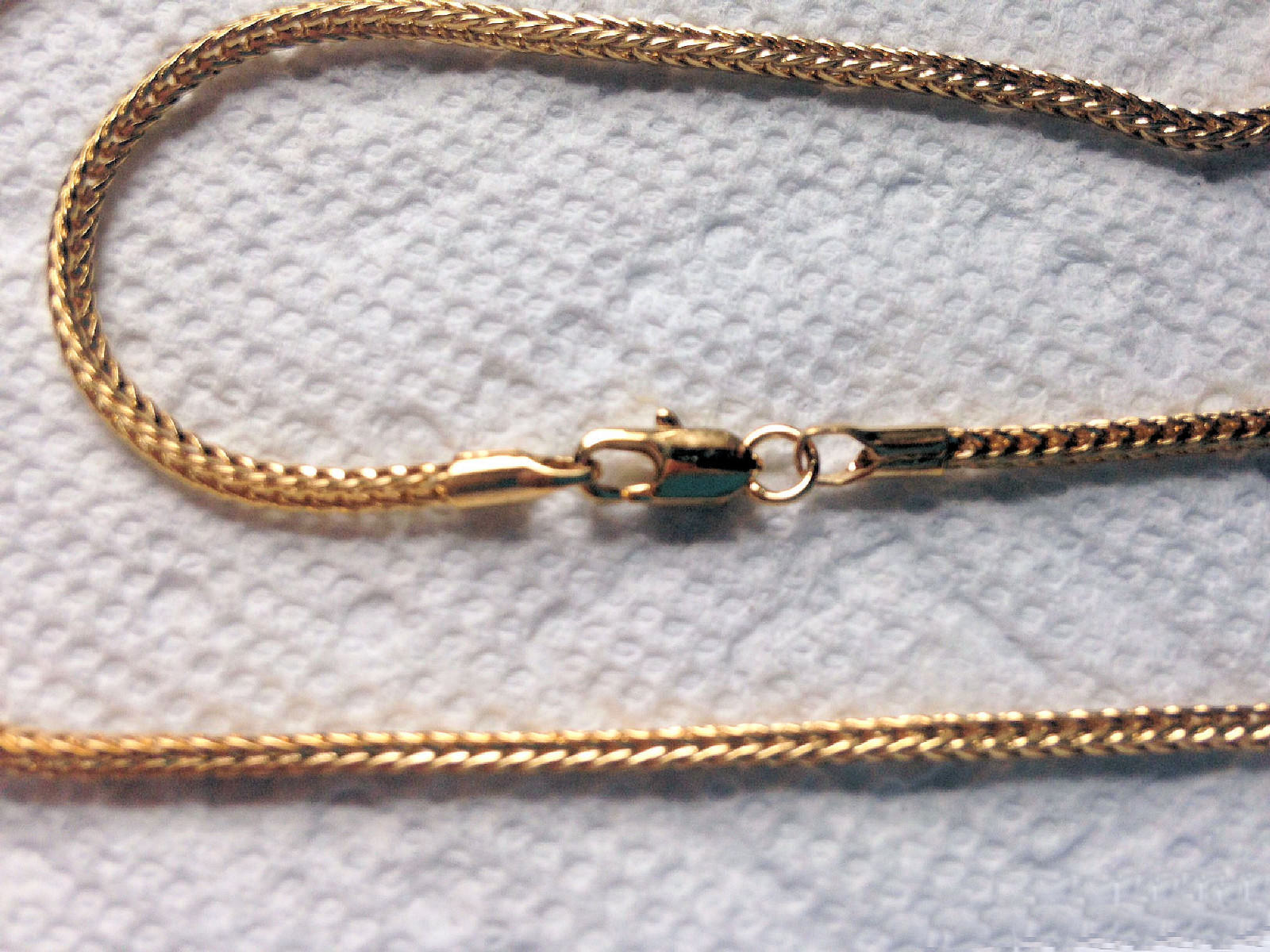 Franco Necklace Chain 20″ 2mm 24k Yellow Gold Plated