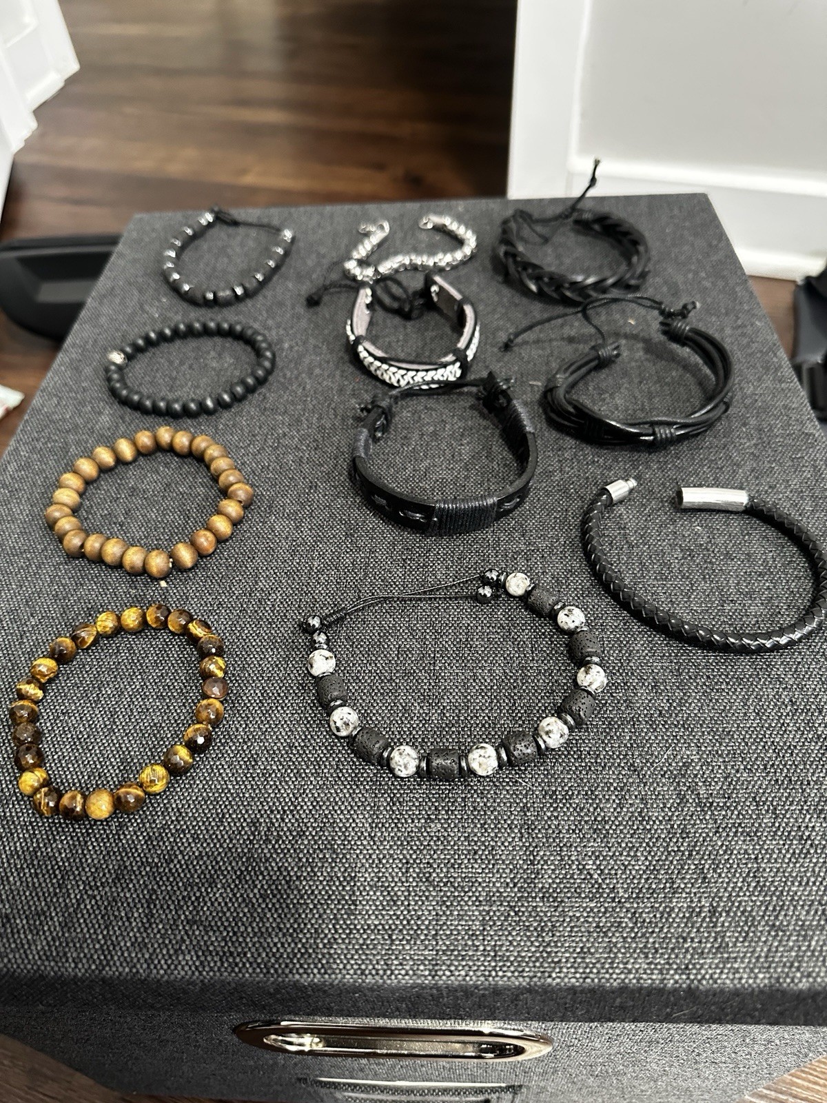 Assorted Men Bracelet Set, 11 Pieces