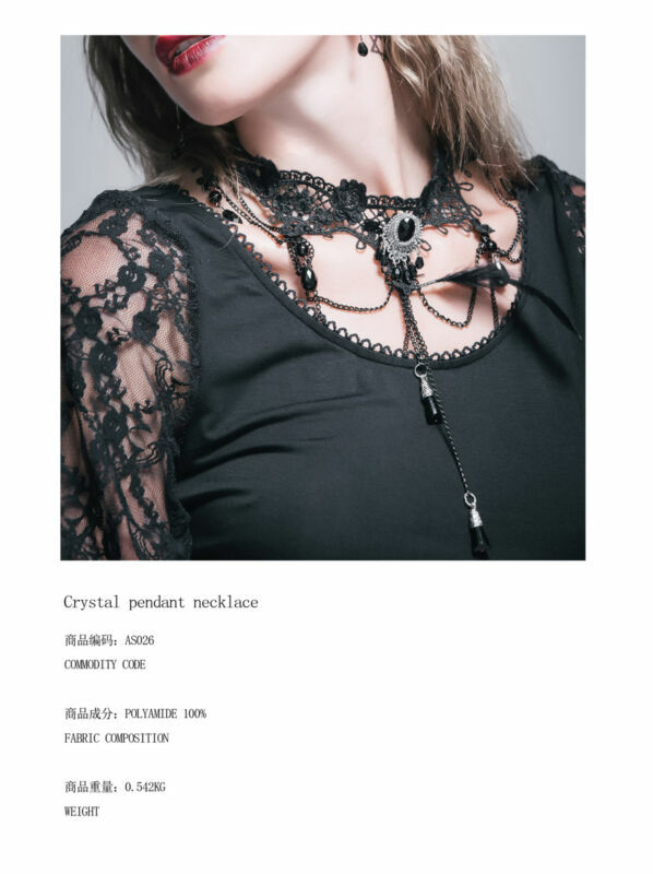 Punk Vintage Lace False Collar Women Accessories Gothic Jewelry Lace Necklaces
