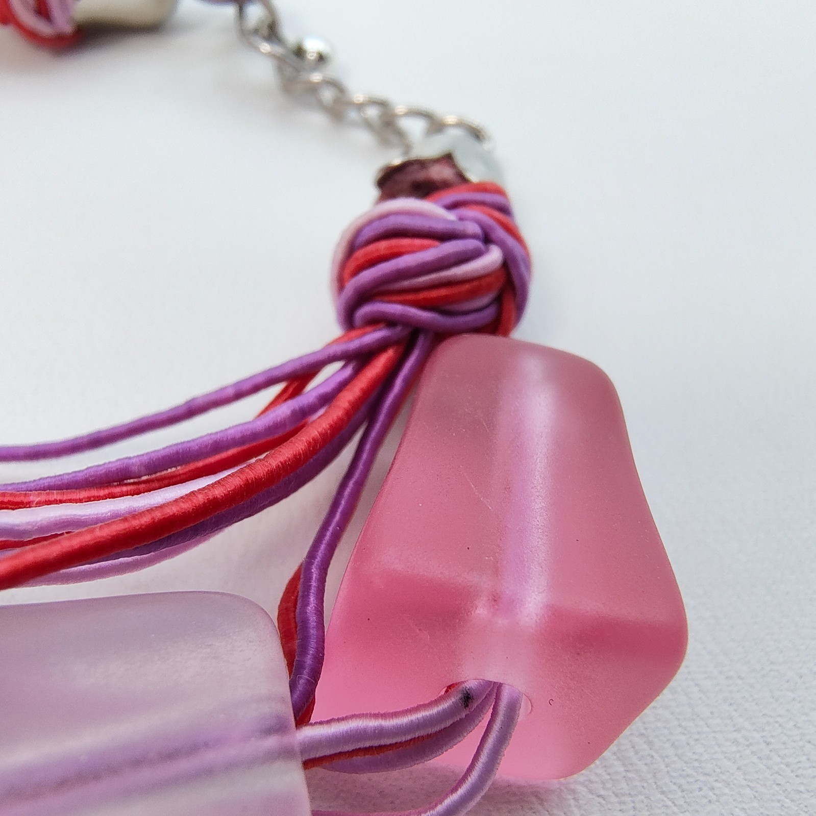 Gimme Gummy Arm Party Bracelet Chunky Color Pop Pink Purple White Kidcore