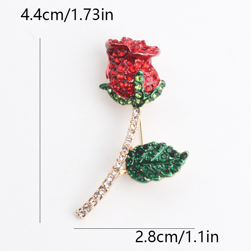 Retro High-end Literary Elegance Romantic Rose Brooch