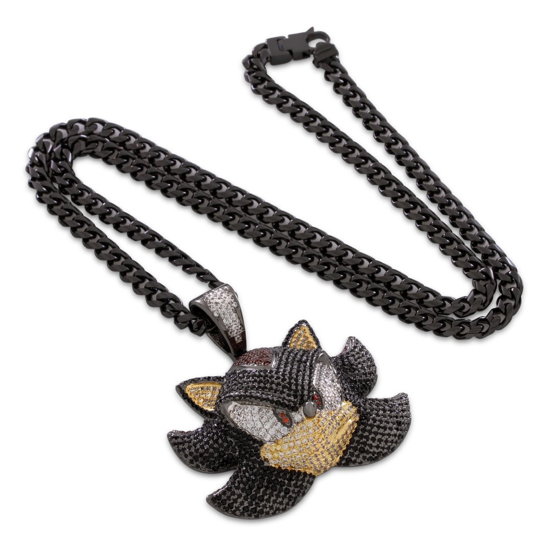 PlayStation Xbox Sonic the Hedgehog x King Ice – Shadow the Hedgehog Necklace