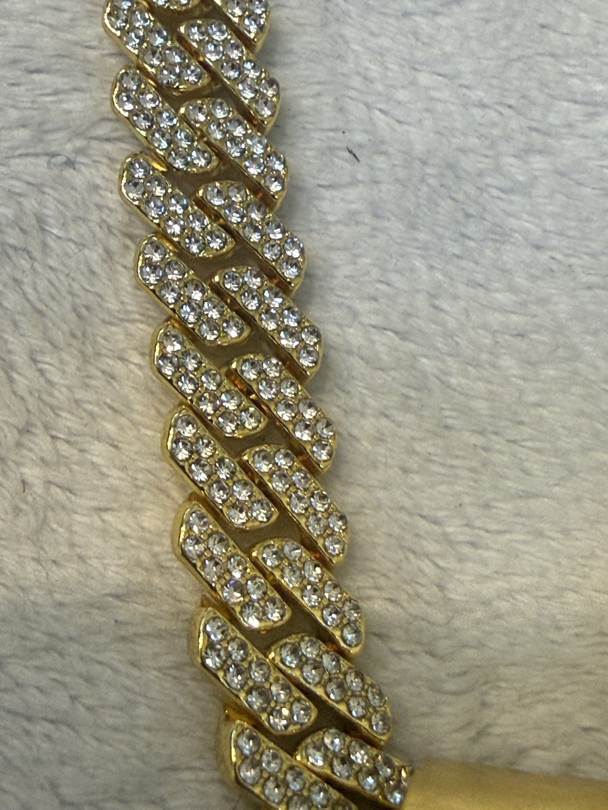 Iced Out Hello Kitty Gold Filled Brass 5ACZ 18” 12mm Monaco