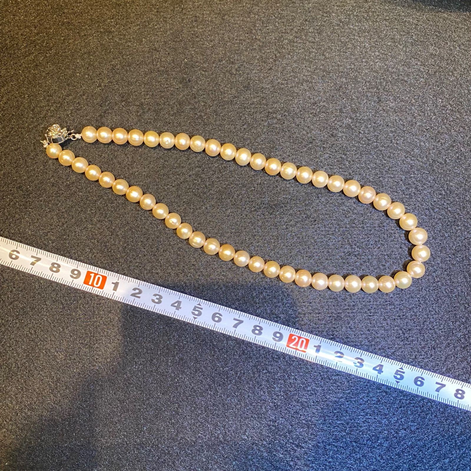 Akoya Pearl Aurora Color Necklace 7.3mm to 8.1mm From Japan