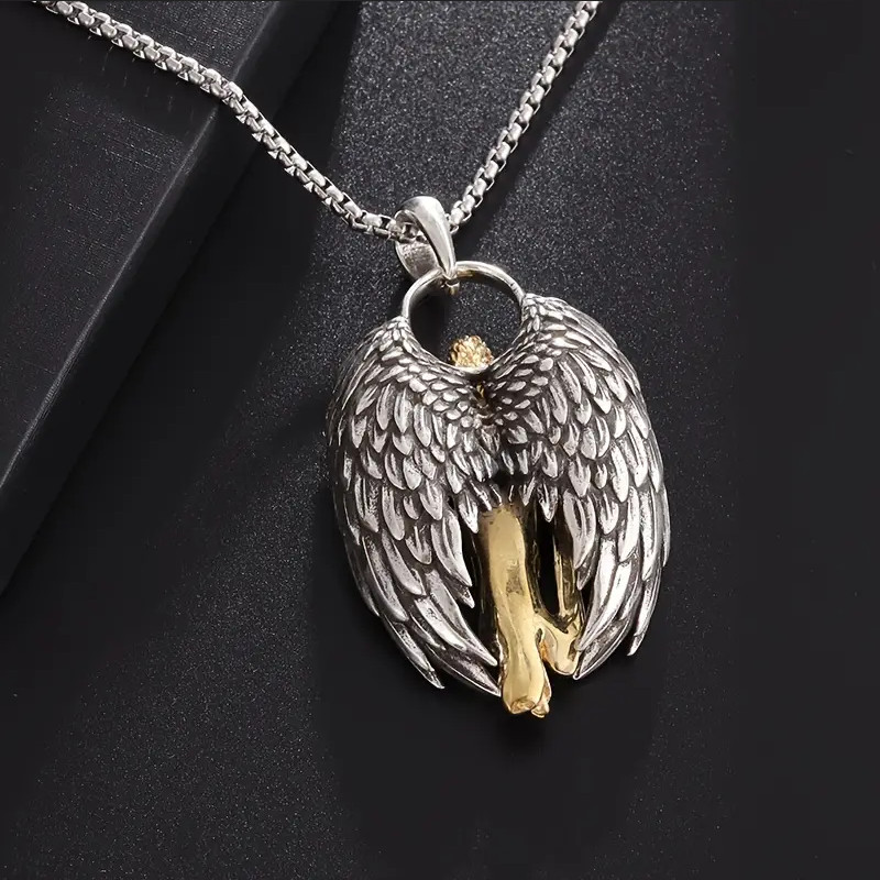 Shield Of Divine Jewelry Vintage Silver Sexy Goddess Angel Pendant Necklace