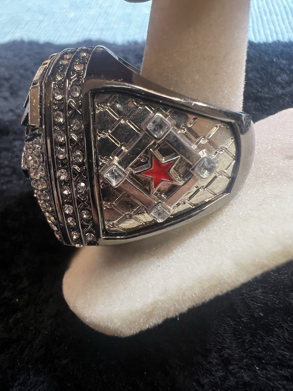 WOW Baseball Finalist Large Championship Style Ring Zinc Alloy Size 10(32)