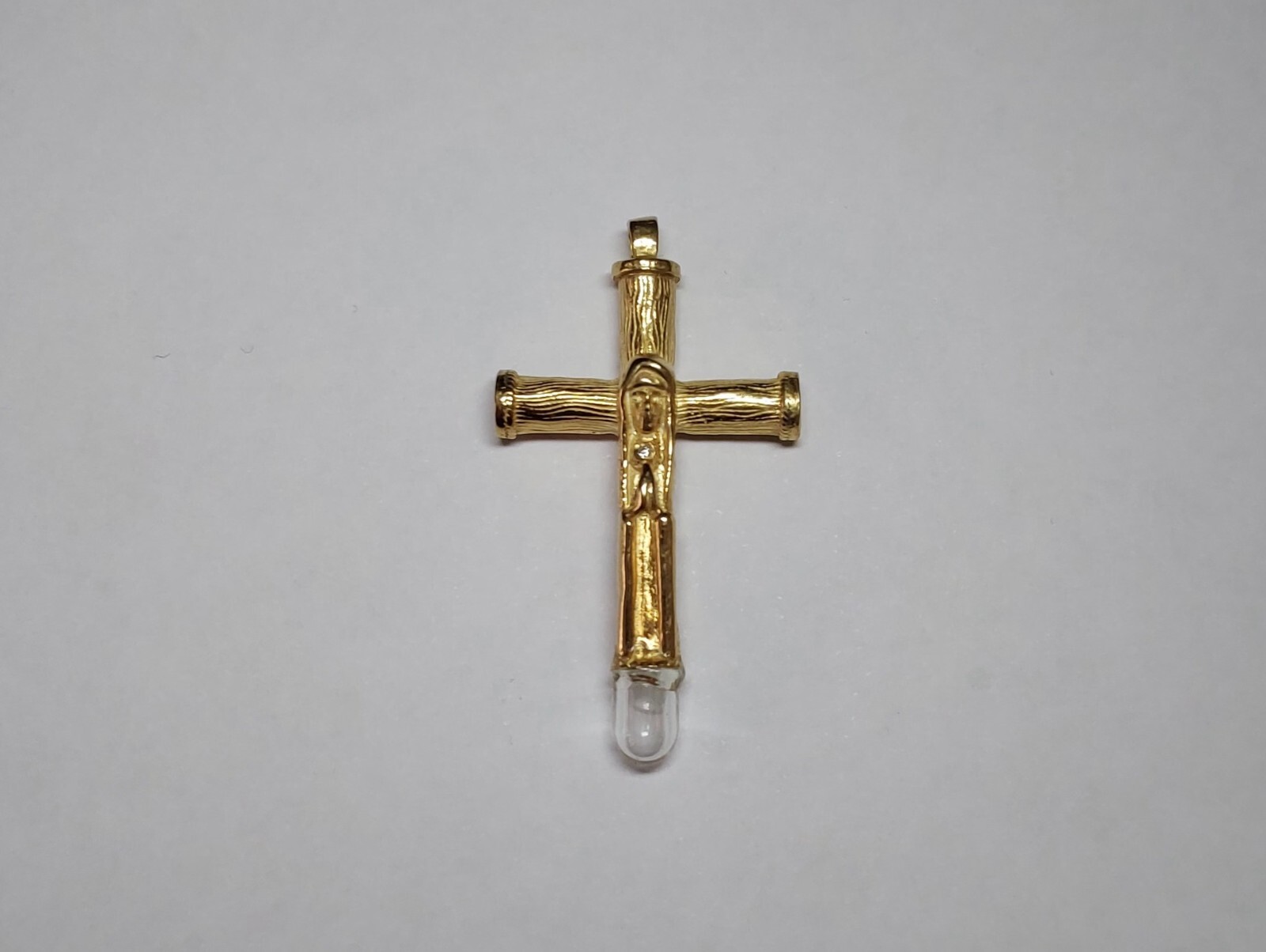 Virgin Mary Crucifix Necklace