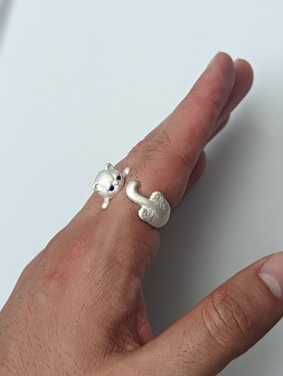New Ring Unisex Style Cute Cat Open Ring Simplicity Fashion Jewelry Adjustable