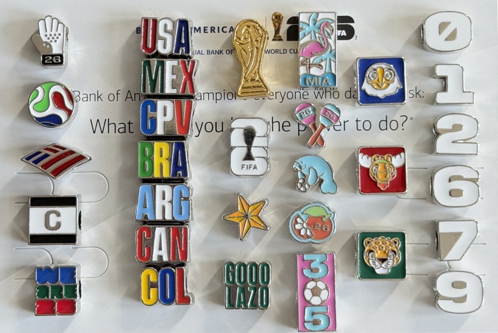 FIFA 26 World Cup Bank of America INDIVIDUAL CHARMS