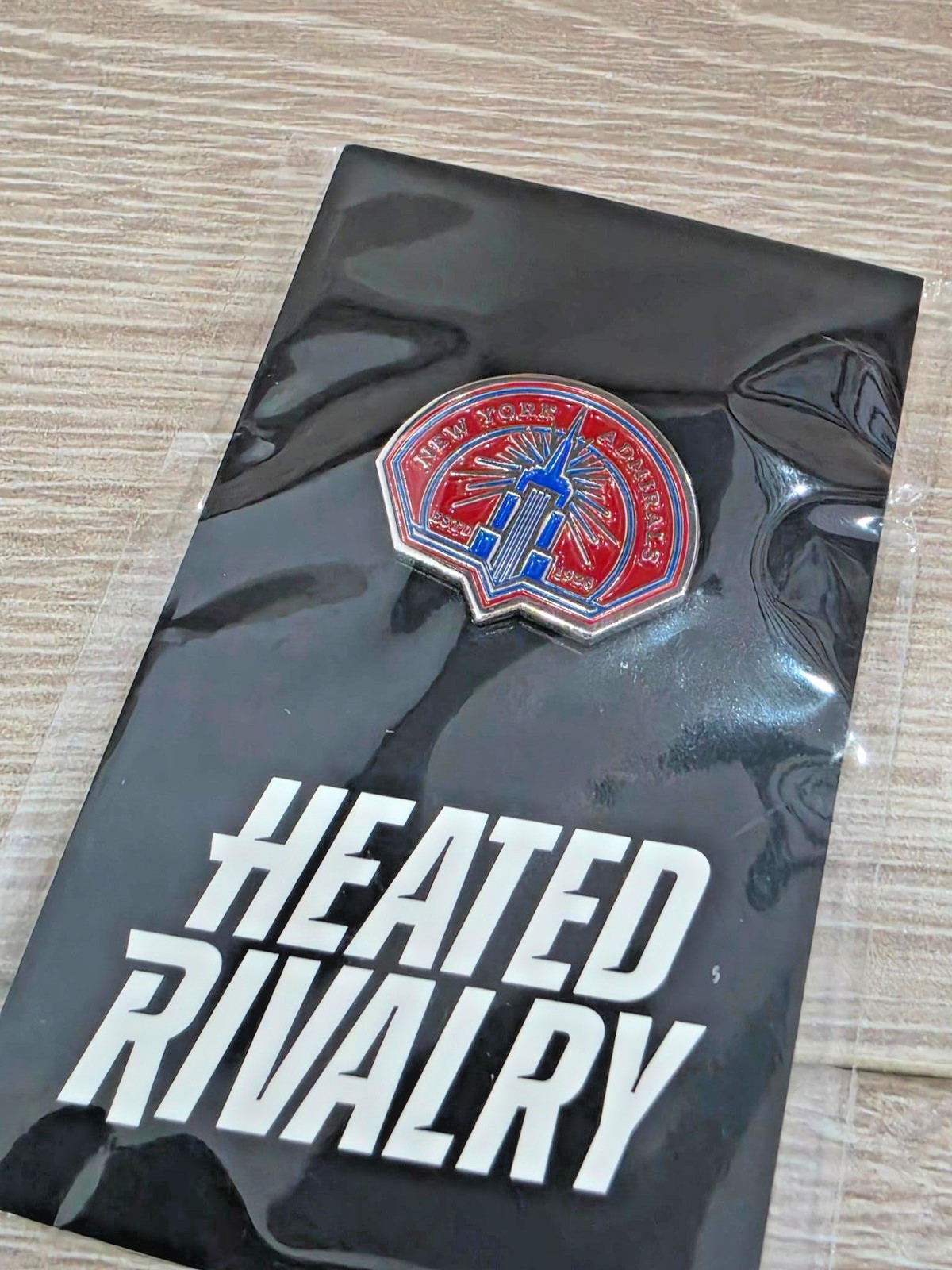 Official Heated Rivalry Enamel Pins – Raiders, Admirals & Metros *Sold out*