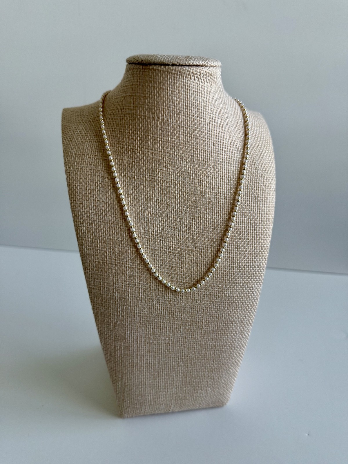 GORJANA 18K Gold Plated Poppy Pearl Necklace, 16″ Inch