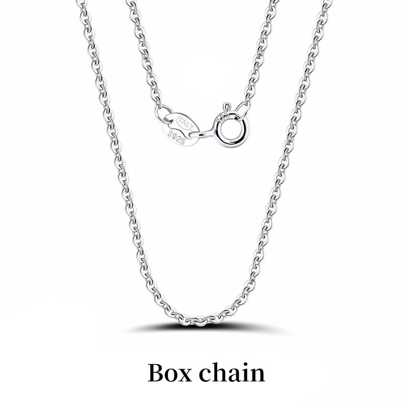 925 Silver Plated Chain Necklace, Multi-Style, Lengths, Layering, Gift for Women