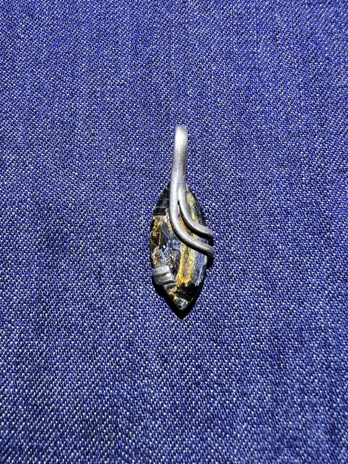 Pietersite Marquise Pendant
