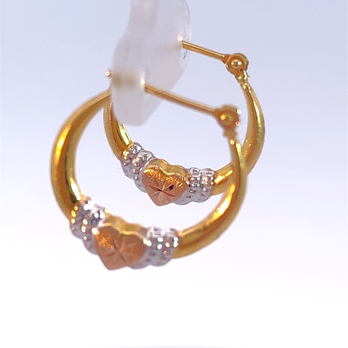 Gold Earrings 10K Yellow Gold 0.7g (MI1070849)