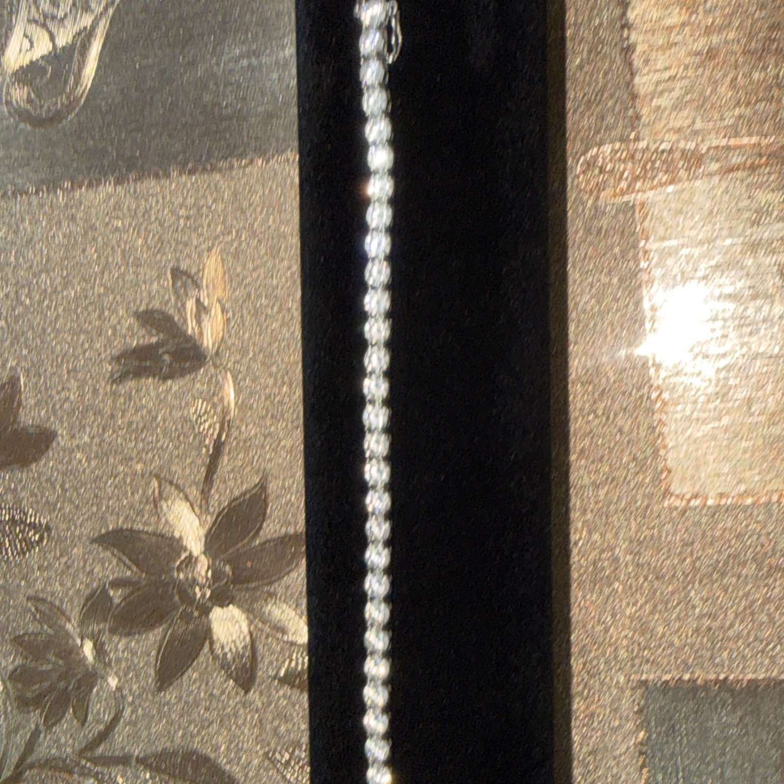 925 Silver CZ Stones On A Tennis Bracelet 7 Inches, 15 Grams