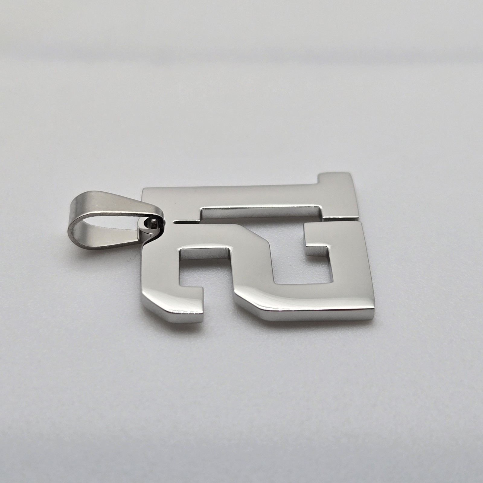 #21 BASEBALL FOOTBALL NUMBER Pendant Charm / 18″-24″ STAINLESS CHAIN NECKLACE