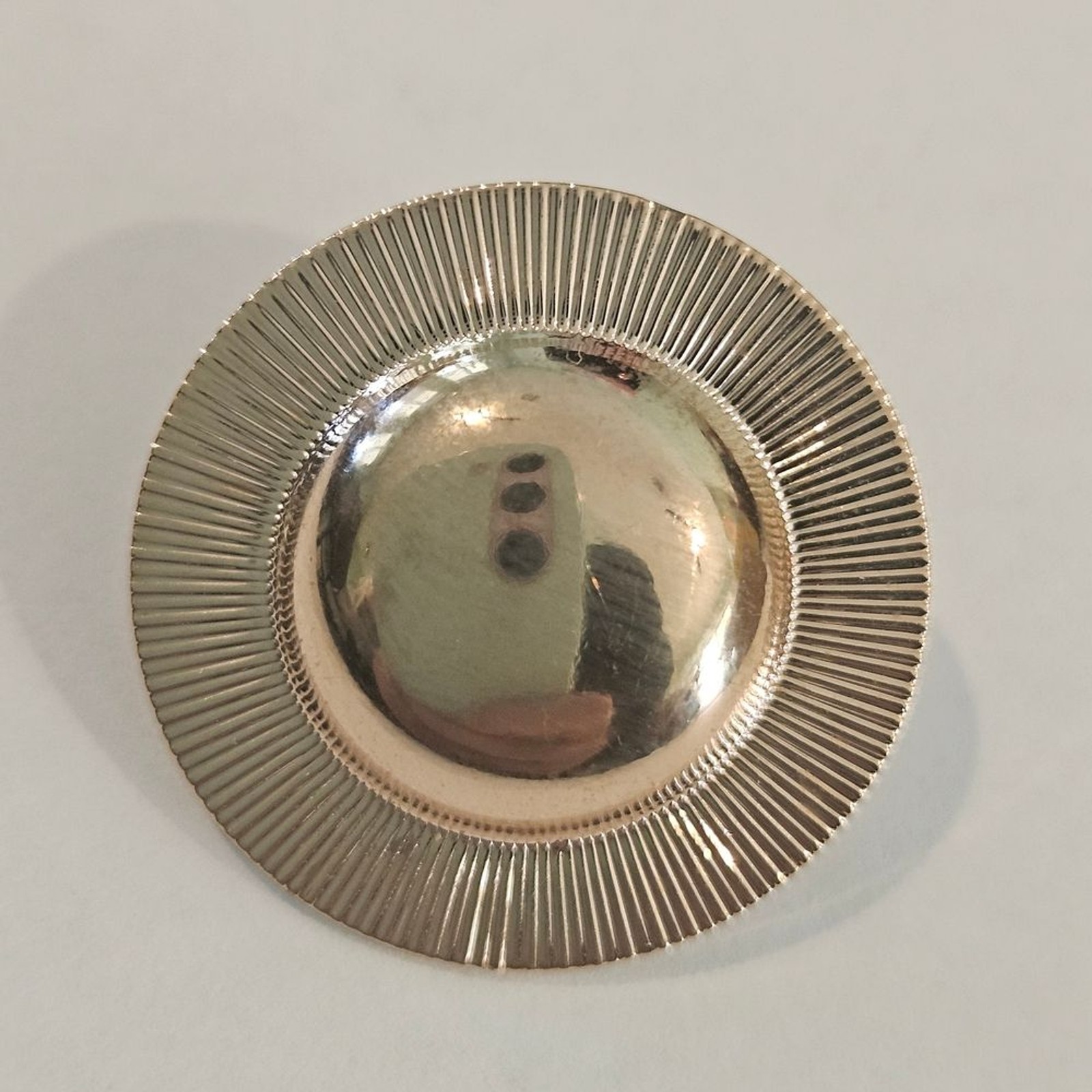 Vintage Gold Stud Dome Geometric Earrings Formal Avant Garde Office Party Retro