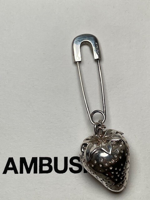 Ambush Silver Strawberry Charm Earring 925 Sterling Silver