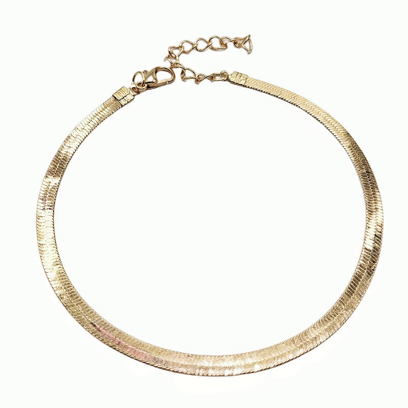 Titanium Steel Snake Bone Chain Anklet Women’s Ankle Foot Jewelry Bracelet Gifts