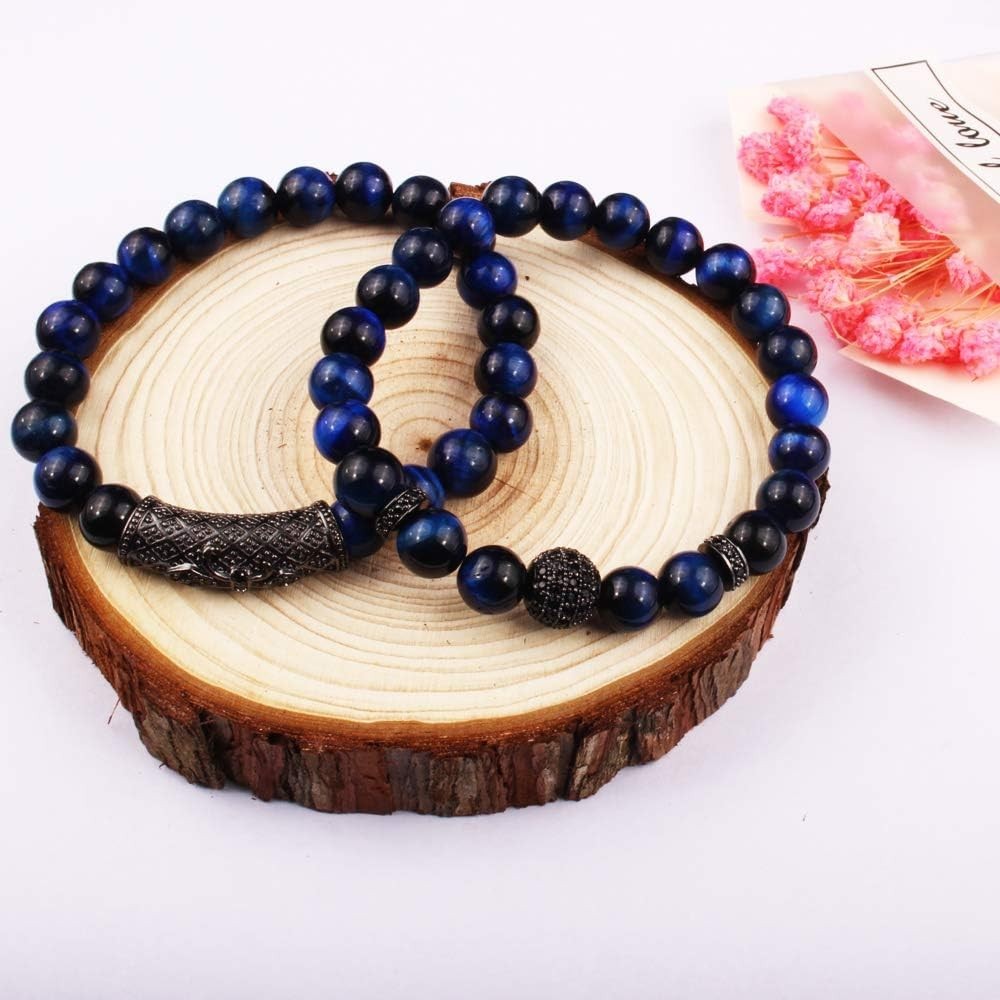 Handmade Tiger Eye Bead Bracelet – Fashionable Healing Jewelry for Mindfulness