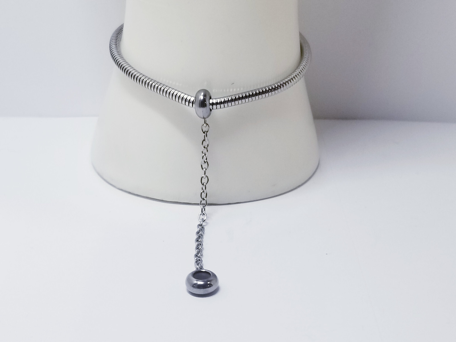 GNOCE Charm Bracelet With Safety Chain