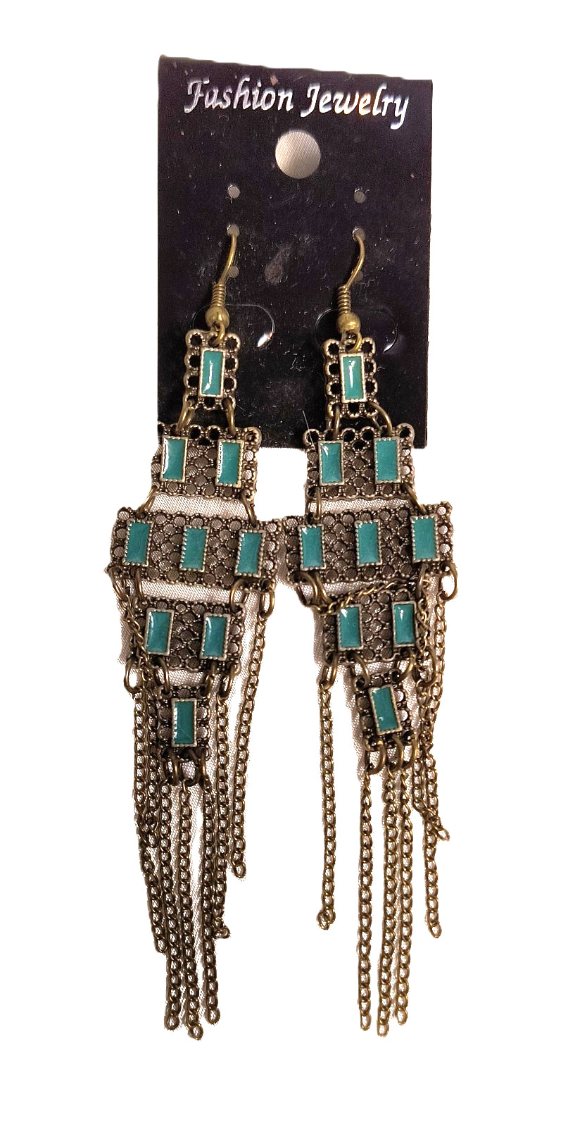 New Fashion Jewelry Women’s Chandelier Dangle Earrings Multicolor Hook Closure