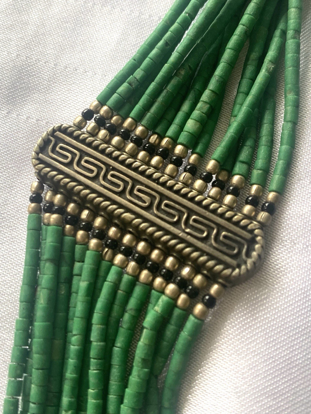 Vintage Necklace –Lapis Lazuli & Turquoise Statement-Handmade-Rare Find