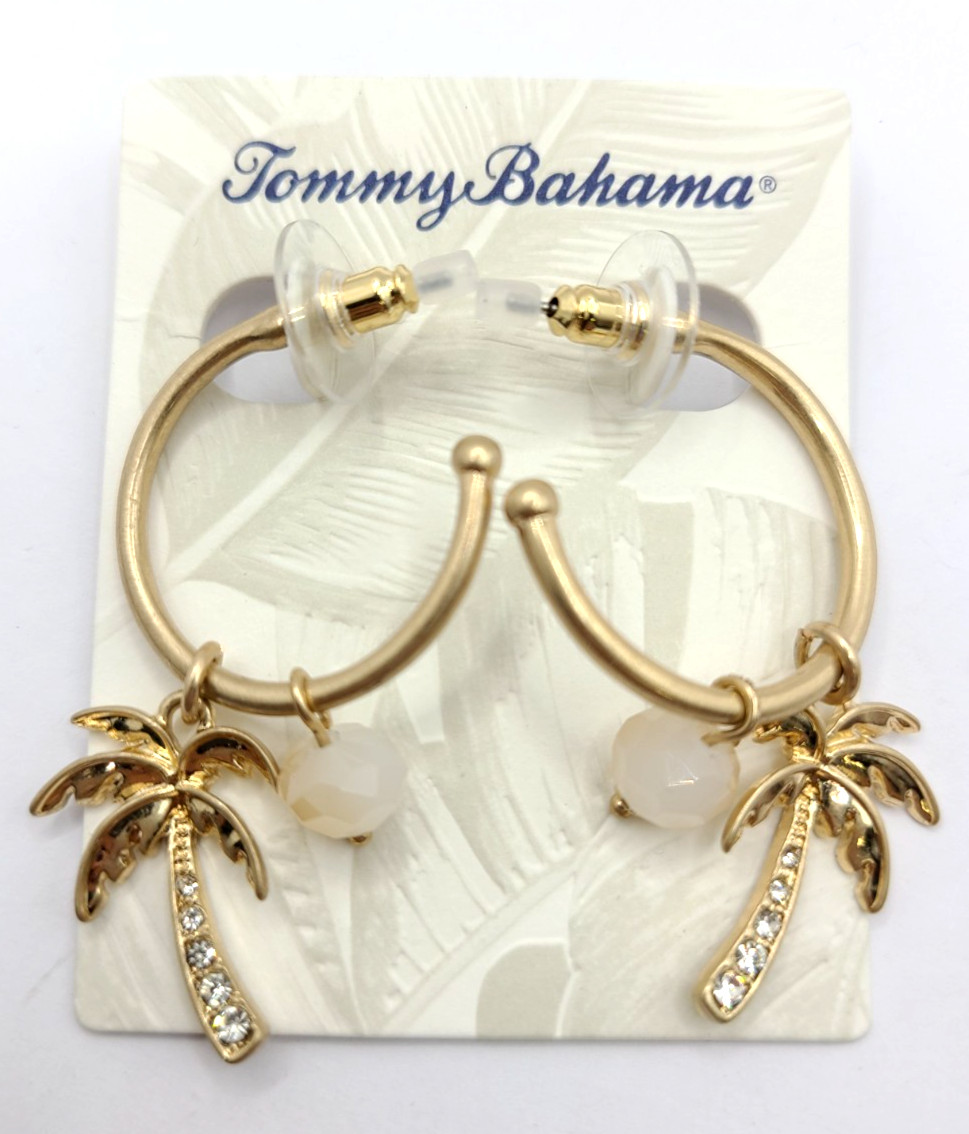 Tommy Bahama Sunset Tides Palm Tree Stud Earrings